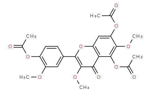 5,7-Bis(acetyloxy)-2-[4-(acetyloxy)-3-methoxyphenyl]-3,6-dimethoxy-4H-1-benzopyran-4-one