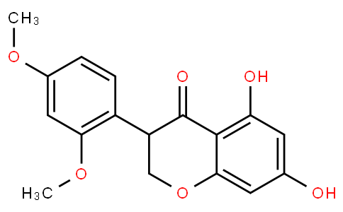 3-(2,4-dimethoxyphenyl)-5,7-dihydroxy-chroman-4-one