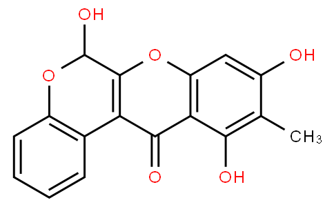 10-Methyl-6,9,11-trihydroxy[1]benzopyrano[3,4-b][1]benzopyran-12(6H)-one