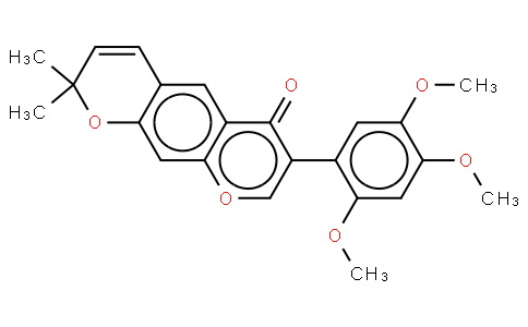 2',4',5'-TriMethoxy-2'',2''-diMethylpyrano[5'',6'':6,7]isoflavone
