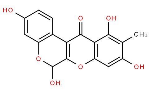 3,6,9,11-Tetrahydroxy-10-methyl[1]benzopyrano[3,4-b][1]benzopyran-12(6H)-one