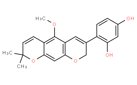 4-(5-Methoxy-8,8-dimethyl-2H,8H-benzo[1,2-b:5,4-b']dipyran-3-yl)-1,3-benzenediol