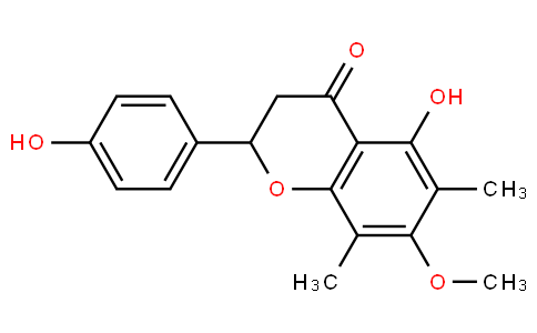 2,3-Dihydro-5-hydroxy-2-(4-hydroxyphenyl)-7-methoxy-6,8-dimethyl-4H-1-benzopyran-4-one