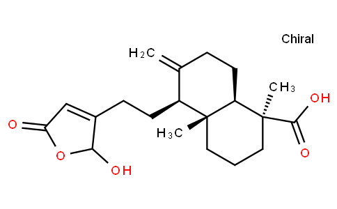 16-Hydroxy-8(17),13- labdadien-15,16-olid-19-oic acid