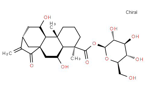 ent-6,11-Dihydroxy-15-oxo-16-kauren -19-oic acid beta-D-glucopyrasyl ester
