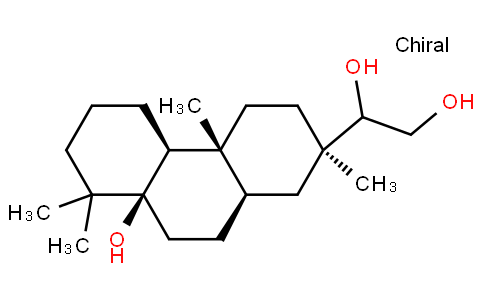 (13S)-10-Demethyl-9α-methylpimarane-5α,15,16-triol
