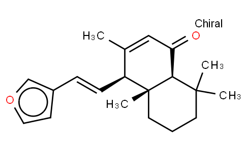 (4S)-4α-[(Z)-2-(3-Furyl)vinyl]-4a,5,6,7,8,8aβ-hexahydro-3,4aα,8,8-tetramethylnaphthalen-1(4H)-one