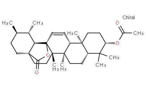 3β-Acetoxy-13-hydroxyurs-11-ene-28-oic acid lactone