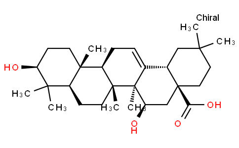 3β,22α-Dihydroxyolean-12-en-29-oic acid