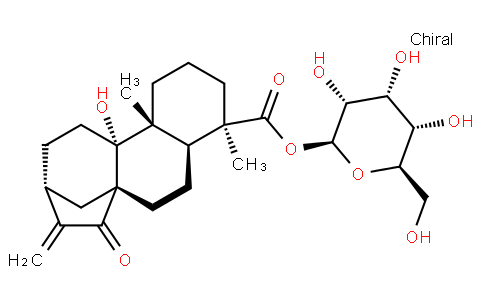 ent-9-Hydroxy-15-oxo-16-kauren- 19-oic acid beta-D-glucopyrasyl ester