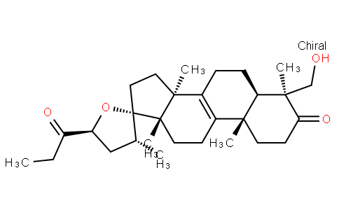 (23S)-17,23-Epoxy-29-hydroxy-27-nor-5α-lanost-8-ene-3,24-dione