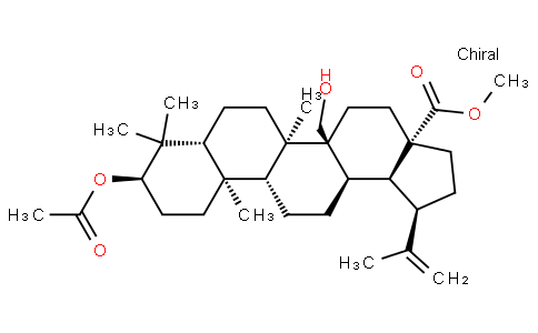 3-Acetoxy-27-hydroxy-20(29)-lupen -28-oic acid methyl ester