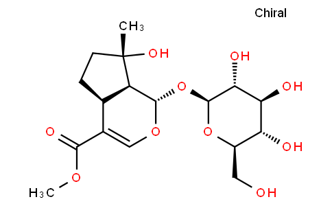 (1S,7S)-1-(β-D-Glucopyranosyloxy)-1,4aα,5,6,7,7aα-hexahydro-7-hydroxy-7-methylcyclopenta[c]pyran-4-carboxylic acid methyl ester
