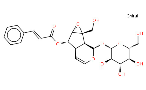 [(1aS)-6α-[[(E)-3-(3,4-Dihydroxyphenyl)-1-oxo-2-propenyl]oxy]-1a,1bα,2,5aα,6,6aβ-hexahydro-1a-hydroxymethyloxireno[4,5]cyclopenta[1,2-c]pyran-2α-yl]β-D-glucopyranoside