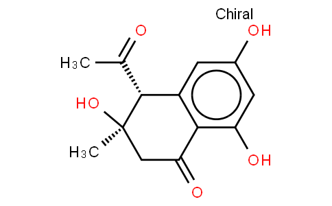 4-(trans)-Acetyl-3,6,8-trihydroxy-3-
Methyldihydronaphthalenone