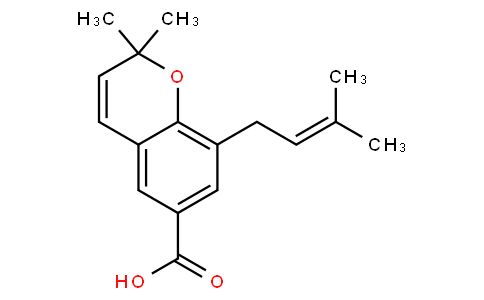 2,2-Dimethyl-8-prenyl-2H-chromene-6-carboxylic acid