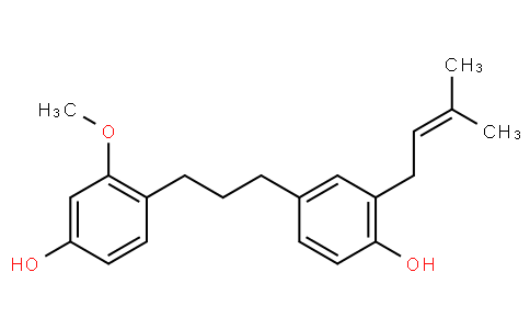 1-(4-Hydroxy-2-Methoxyphenyl)
-3-(4-hydroxy-3-prenylphenyl)propane
