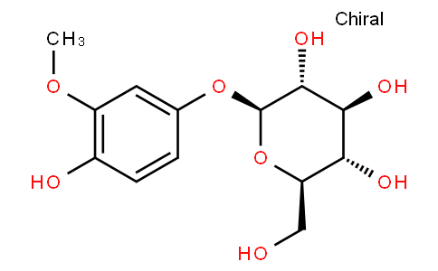 1-O-(4-Hydroxy-3-methoxyphenyl)-β-D-glucopyranose