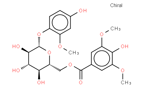 4-Hydroxy-2-Methoxyphenol 1-O-(6-O-syringoyl)glucoside