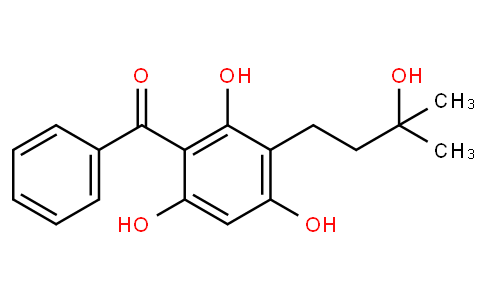3-(3-Hydroxy-3-Methylbutanyl)-2,4,6-trihydroxybenzophenone