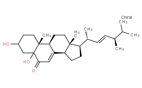 3,5-Dihydroxyergosta-7,22-dien-6-one
