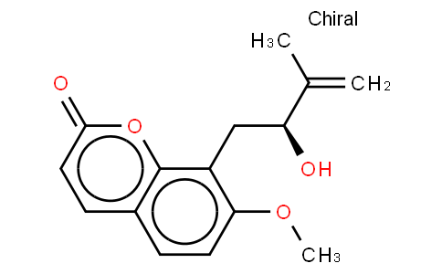 (+)-8-(2-Hydroxy-3-methyl-3-butenyl)-7-methoxy-2H-1-benzopyran-2-one