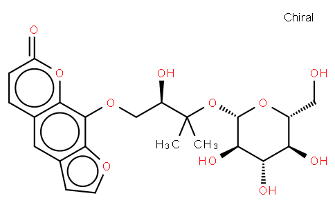 Heraclel 3'-O-beta-D-glucopyraside