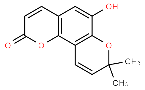 6-Hydroxy-8,8-dimethyl-2H,8H-benzo[1,2-b:3,4-b']dipyran-2-one