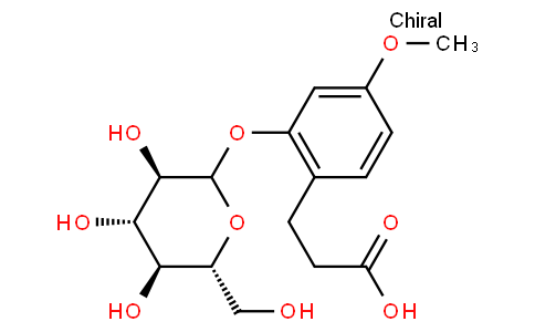 3-(2-Glucosyloxy-4- Methoxyphenyl)propanoic acid