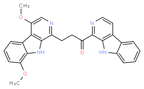 3-(4,8-Dimethoxy-9H-pyrido[3,4-b]indol-1-yl)-1-(9H-pyrido[3,4-b]indol-1-yl)-1-propanone