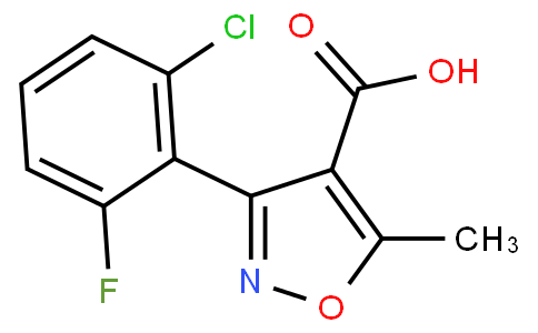 3-(2-Chloro-6-fluorophenyl)-5-methylisoxazole-4-carboxylic acid