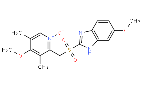 4-Methoxy-2-(((6-methoxy-1H-benzo[d]imidazol-2-yl)-sulfonyl)methyl)-3,5-dimethylpyridine 1-oxide