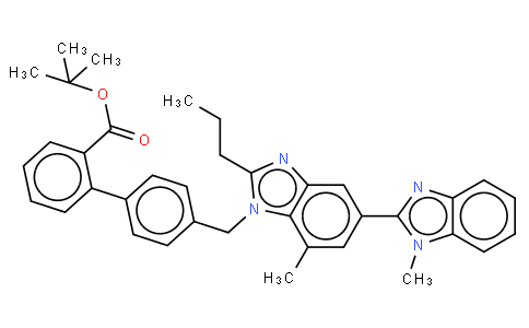 Telmisartan Related Compound B (15 mg) (4'-[(1,7'-dimethyl-2'-propyl-1H,1'H-2,5'-bibenzo[d]imidazol-1'-yl)methyl]biphenyl-2-carboxylic acid)