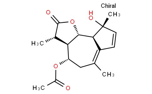 [3S-(3alpha,3aalpha,4alpha,9alpha,9aalpha,9bbeta)]-3a,4,5,9,9a,9b-hexahydro-9-hydroxy-3,6,9-trimethyl-2-oxoazuleno[4,5-b]-3H-furan-4-yl acetate