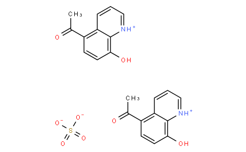 bis(5-acetyl-8-hydroxyquinolinium) sulphate
