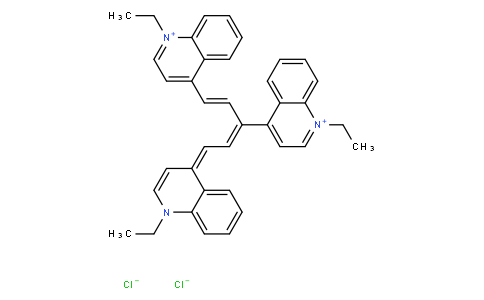 1,3-bis-(1-ethyl-quinolinium-4-yl)-5-(1-ethyl-1H-[4]quinolylidene)-penta-1,3-diene, dichloride
