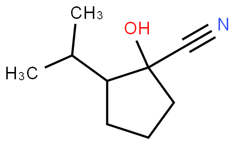 opt.-inaktives 1-Hydroxy-2-isopropyl-cyclopentan-1-carbonitril