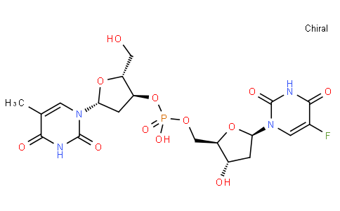 5-fluoro-2'-deoxy-uridylyl-(5'->3')-thymidine