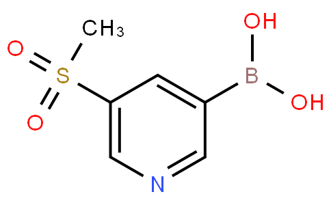 5-(METHYLSULFONYL)-3-PYRIDINEBORONIC ACID