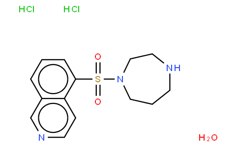 1-(5-Isoquinolinylsulfonyl)homopiperazine dihydrochloride, Fasudil dihydrochloride