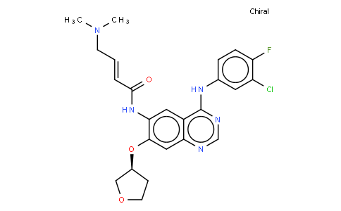 N-[4-[(3-氯-4-氟苯基)氨基]-7-[[(3S)-四氢-3-呋喃基]氧基]-6-喹唑啉基]-4-(二甲基氨基)-2-丁烯酰胺