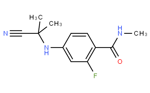 4-(2-cyanopropan-2-ylamino)-2-fluoro-n-methylbenzamide