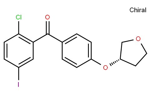 (2-Chloro-5-iodophenyl)[4-[[(3S)-tetrahydro-3-furanyl]oxy]phenyl]methanone