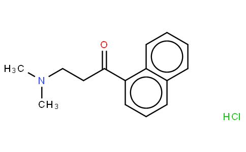 1-Propanone,3-(dimethylamino)-1-(1-naphthalenyl)-, hydrochloride (1:1)