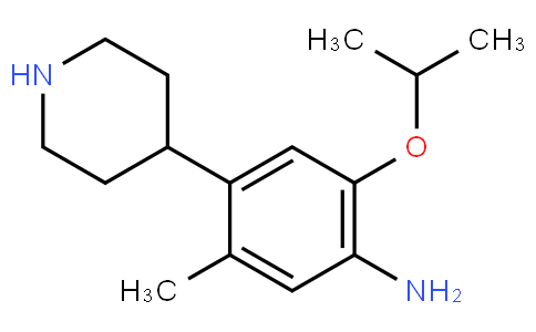 2-isopropoxy-5-Methyl-4-(piperidin-4-yl)benzenaMine