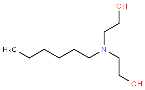 N-Hexyl-N-bis-(2-hydroxy-aethyl)amin