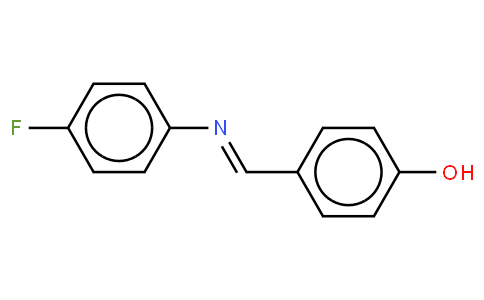 4-[[(4-Fluorophenyl)imino]methyl]-phenol C13H10FNO