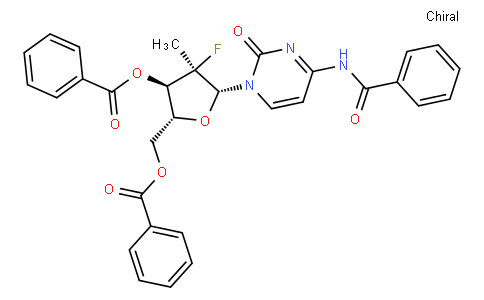 (2'R)-N-Benzoyl-2'-deoxy-2'-fluoro-2'-Methylcytidine 3',5'-dibenzoate