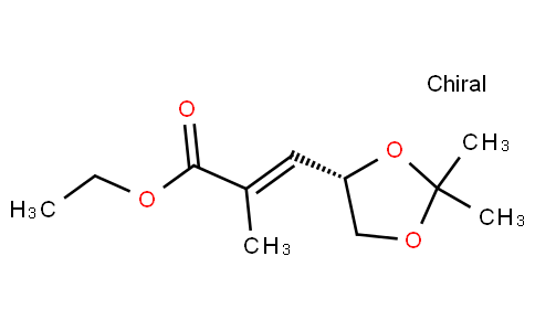 (2E)-3-[(4S)-2,2-DiMethyl-1,3-dioxolan-4-yl]-2-Methyl-2-propenoic acid ethyl ester