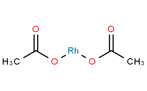 rhodium acetate, brown, water soluble